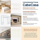 Ver imagem 2 de Guarda Roupa 8 Módulos 10 Portas 6 Gavetas Frame CabeCasa MadeiraOriginals