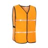 Colete Integral Refletivo Laranja e Branco Deltaplus Unico - 2