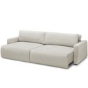 Ver imagem 6 de Sofá Retrátil Reclinável para Sala de Estar Living 240cm Sevilha F04 Veludo Bege - Lyam Decor