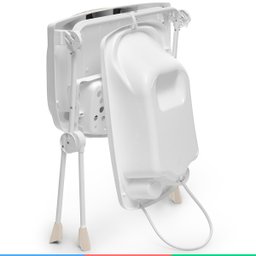 Banheira Para Bebe Banho Premium Com Suporte e trocador 20 Litros Branca e Rosa - Galzerano - 7