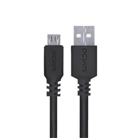 Cabo Micro Usb para Usb a 2.0 para Celular 50cm Preto - Pmuap-05
