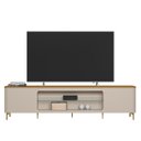 Ver imagem 7 de Rack Bancada para Tv 85 Pol 239cm Martan Tauari/off Flex L06 - Mpozenato