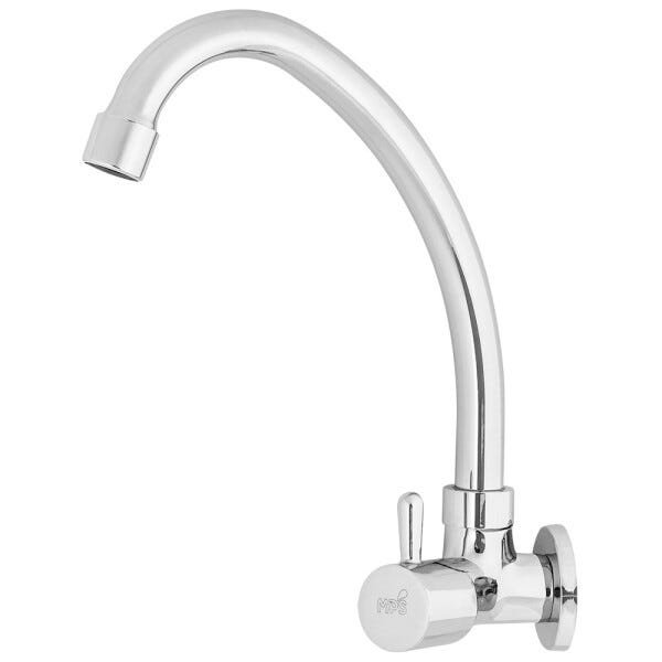 Torneira Para Cozinha Bica Móvel 1/4 Volta Parede - MPS Metais - 1
