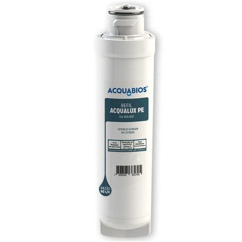 Refil Para Filtro Purificador de Água Compatível Com Filtros Electrolux PE10B PE10X Acqualux PE