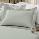 Ver imagem 3 de Jogo de Cama Casal 3 Peças Algodão Lux 200 Fios Verde Altenburg