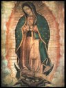 Ver imagem 1 de Quadro Decorativo Religioso Nossa Senhora de Guadalupe 40x50cm com Moldura e Vidro