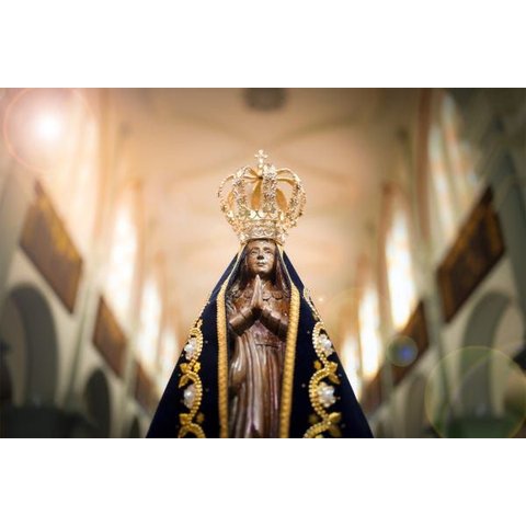 Quadro Decorativo Religioso Nossa Senhora Aparecida 40x60cm