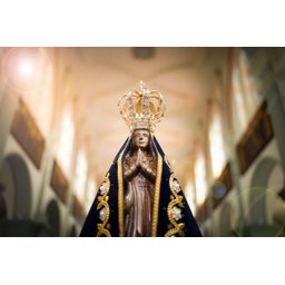 Quadro Decorativo Religioso Nossa Senhora Aparecida 40x60cm - 1