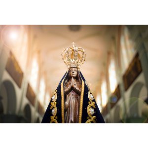 Quadro Decorativo Religioso Nossa Senhora Aparecida 40x60cm