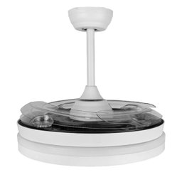 Ventilador Lampada de Teto Grande Led 3 em 1 Controle Remoto Retratil Ajustavel Quarto Sala Casa Tra - 2