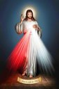 Ver imagem 1 de Quadro Decorativo Religioso Jesus Misericordioso Sala Luxo 40x60cm
