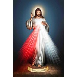 Quadro Decorativo Religioso Jesus Misericordioso Sala Luxo 40x60cm - 1