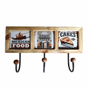 Ver imagem 2 de Quadro Cabideiro 3 Gancho Tema Mexican Cocktail Cakes