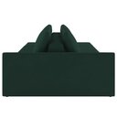Ver imagem 3 de Sofá Ilha Modular com Puff para Sala Living 232cm Georgia K04 Veludo Verde - Mpozenato