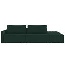 Ver mais imagens de Sofá Ilha Modular com Puff para Sala Living 232cm Georgia K04 Veludo Verde - Mpozenato
