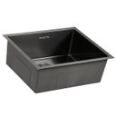 Ver imagem 3 de Cuba Preta 54x44 Cm Aço Inox 304 Cozinha Área Gourmet com Válvula Inovartte Icb09
