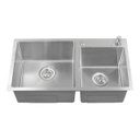 Ver imagem 1 de Cuba Dupla Aço Inox 304 Cozinha Área Gourmet com Válvula e Dispenser Inovartte Icb10