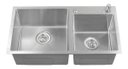 Ver imagem 1 de Cuba Dupla Aço Inox 304 Cozinha Área Gourmet com Válvula e Dispenser Inovartte Icb10