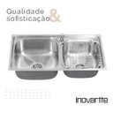 Ver imagem 3 de Cuba em Aço Inox 304 com Válvula, Dispenser e Cesto Cozinha Área Gourmet Inovartte Icb06