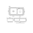 Ver imagem 6 de Cuba em Aço Inox 304 com Válvula, Dispenser e Cesto Cozinha Área Gourmet Inovartte Icb06