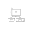 Ver imagem 7 de Cuba Cromada 54x44 Cm Aço Inox 304 Cozinha Área Gourmet com Válvula Inovartte Icb04