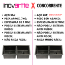 Ver imagem 2 de Cuba Dupla Preta Aço Inox 304 Cozinha Área Gourmet Moderna com Válvula Inovartte Icb08