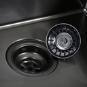 Ver imagem 4 de Cuba Dupla Preta Aço Inox 304 Cozinha Área Gourmet Moderna com Válvula Inovartte Icb08