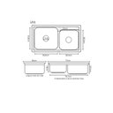 Ver imagem 5 de Cuba em Aço Inox com Válvula, Dispenser e Cesto Cozinha Área Gourmet Marca Inovartte Icb07