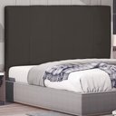 Ver imagem 2 de Cabeceira Estofada Cama Box Casal Ravenna 140cm Suede Café - Desk Design