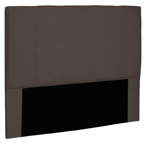 Cabeceira Estofada Cama Box Casal Ravenna 140cm Suede Café - Desk Design