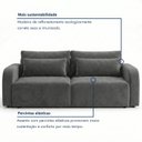 Ver imagem 4 de Sofá Cama 4 Lugares Retrátil e Reclinável 276cm Montreal