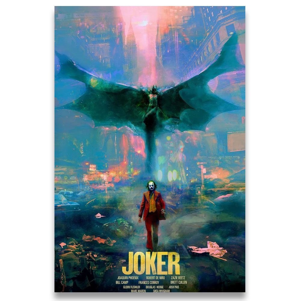 Poster Decorativo 42cm x 30cm A3 Brilhante Joker Batman b9 - 1