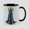 Caneca Branca com Interna Preta Y5 Nossa Senhora da Aparecida 44 - 1