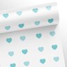 Papel de Parede Corações - Várias Cores - Azul - 2