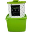 Ver imagem 1 de Tupperware Kit 2 Peças Pote Tapioca e Potinho Jeitosinho Verde Kit 2 Peças Pote Tapioca e Potinho Je
