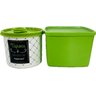 Tupperware Kit 2 Peças Pote Tapioca e Potinho Jeitosinho Verde Kit 2 Peças Pote Tapioca e Potinho Je - 2