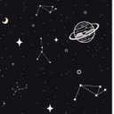 Ver imagem 3 de Papel de Parede Constelações - Várias Cores - Preto