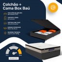 Ver imagem 4 de Cama Box Baú com Colchão Gazin de Espuma D33 Pillow In Force Mid Casal 138cm