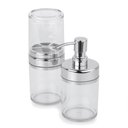 Ver imagem 1 de Kit Banheiro Acessórios Pia Acquaset Transparente 2 Peças