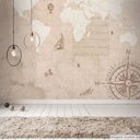 Ver imagem 1 de Mural Mapa Mundi Vintage - 2,90 x 3,00m