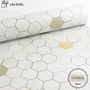 Ver imagem 2 de Papel de Parede Lavavel para Banheiro Cozinha Revestimento Fosco Mármore Colméia - 0,58 x 1,00m