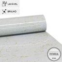 Ver imagem 2 de Papel de Parede Lavavel para Banheiro Cozinha Revestimento Brilho Mármore Itáiia - 0,58 x 1,00m