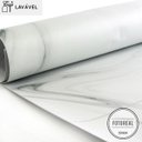Ver imagem 3 de Papel de Parede Lavavel para Banheiro Cozinha Revestimento Fosco Mármore Branco Prime - 0,58 x 1,00m