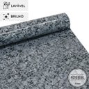 Ver imagem 2 de Papel de Parede Lavavel para Banheiro Cozinha Revestimento Brilho Pedra Cinza Nobre - 0,58 x 1,00m