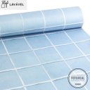 Ver imagem 2 de Papel de Parede Lavavel para Banheiro Cozinha Revestimento Fosco Azulejo Tom Pastel - 0,58 x 1,00m