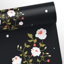 Ver imagem 2 de Papel de Parede Floral Modern - Várias Cores - Preto