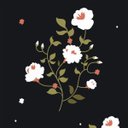Ver imagem 3 de Papel de Parede Floral Modern - Várias Cores - Preto