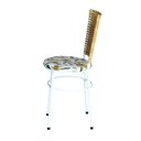 Ver imagem 4 de 6 Cadeiras para Mesa Branca Hawai Palha Assento Floral:floral Orquídea