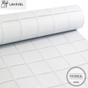 Ver imagem 2 de Papel de Parede Lavavel para Banheiro Cozinha Revestimento Fosco Pastilha Branca - 0,58 x 1,00m