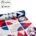 Ver imagem 2 de Papel de Parede Lavavel para Banheiro Cozinha Revestimento Brilho Azulejo Bauhaus - 0,58 x 1,00m